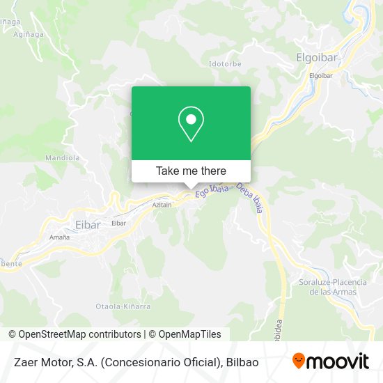 Zaer Motor, S.A. (Concesionario Oficial) map