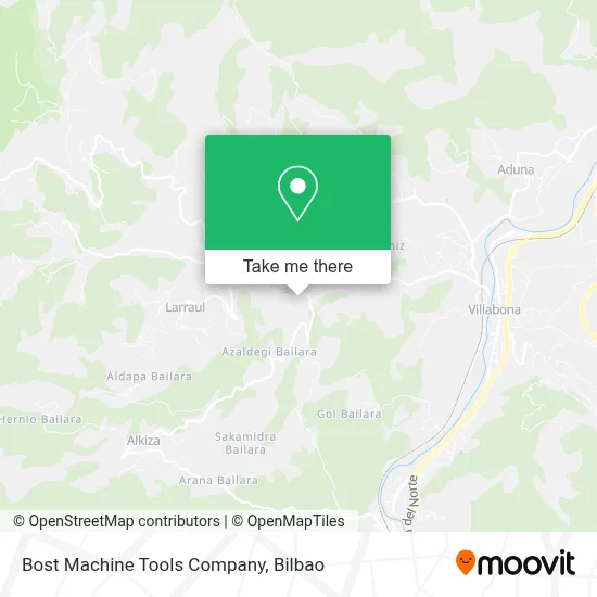 Bost Machine Tools Company map