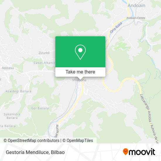 Gestoría Mendiluce map
