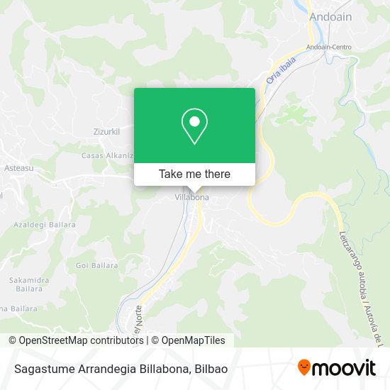 Sagastume Arrandegia Billabona map