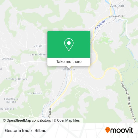 Gestoría Iraola map