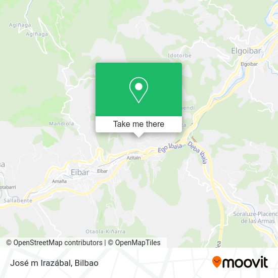 José m Irazábal map