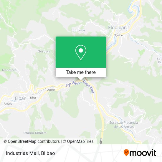 Industrias Mail map