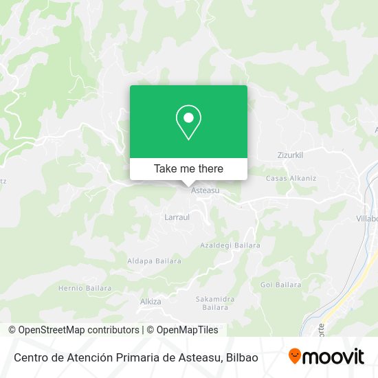 Centro de Atención Primaria de Asteasu map