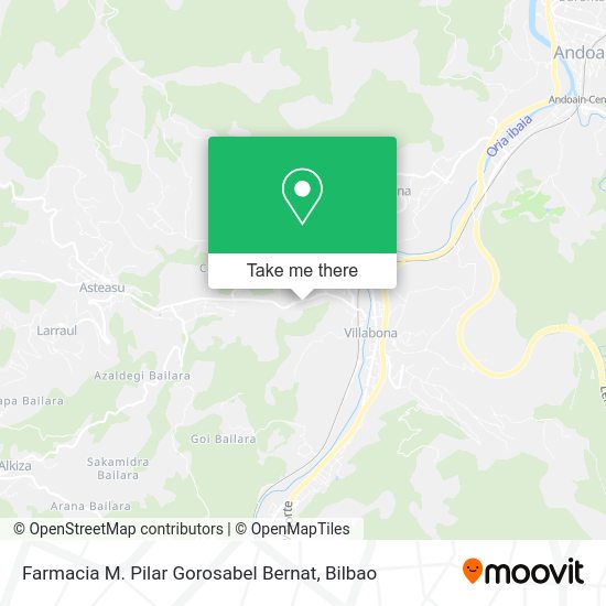 Farmacia M. Pilar Gorosabel Bernat map