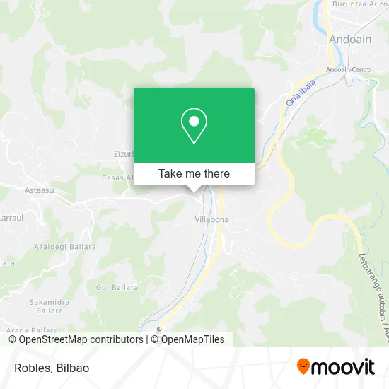 Robles map