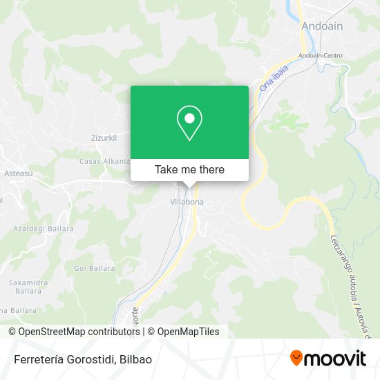 Ferretería Gorostidi map