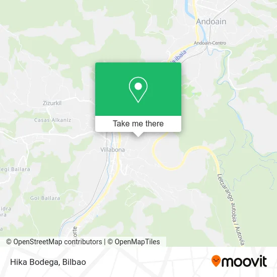 Hika Bodega map