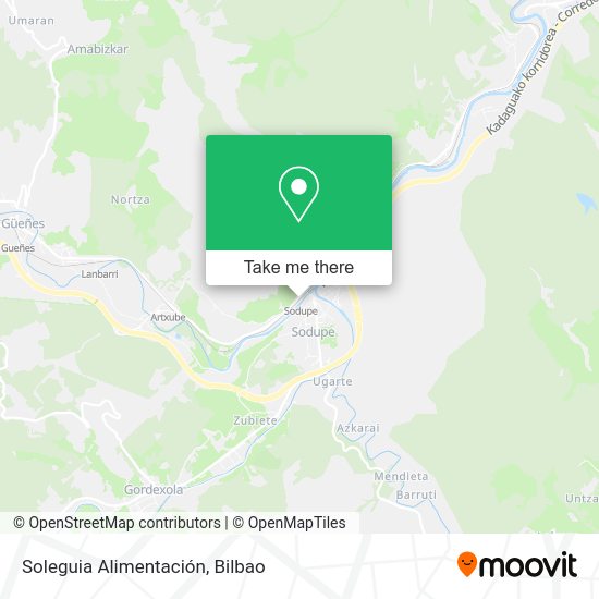 Soleguia Alimentación map