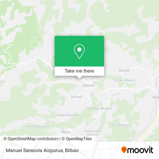 Manuel Sarasola Aizpurua map