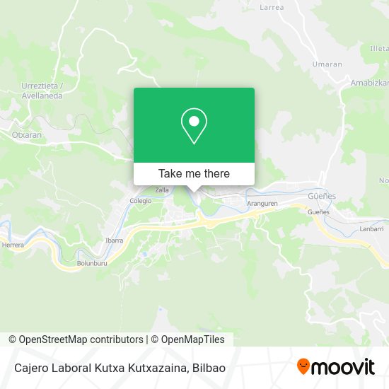 Cajero Laboral Kutxa Kutxazaina map