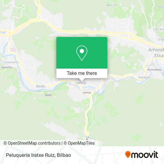 Peluquería Iratxe Ruiz map