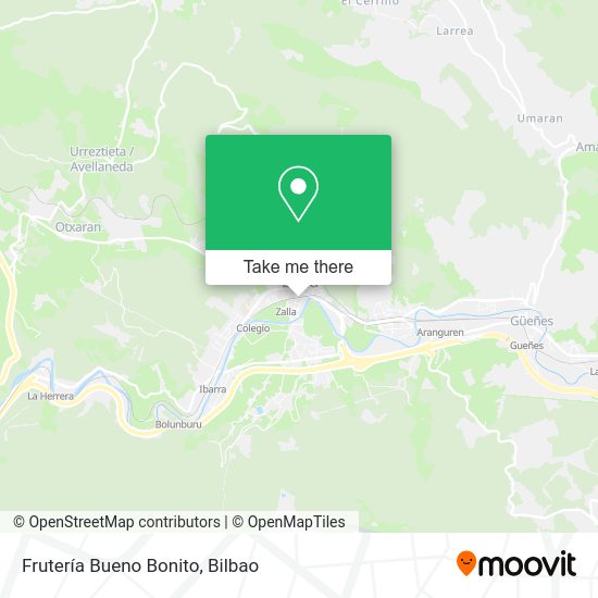 Frutería Bueno Bonito map