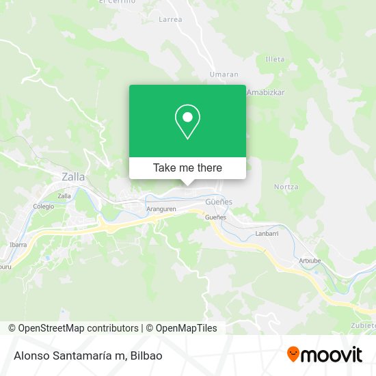 Alonso Santamaría m map