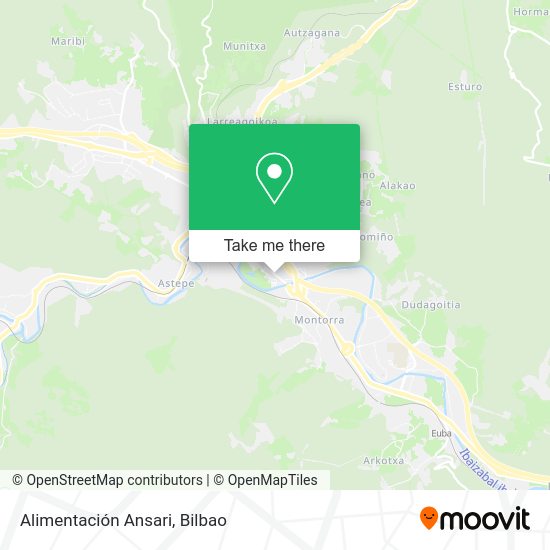 Alimentación Ansari map