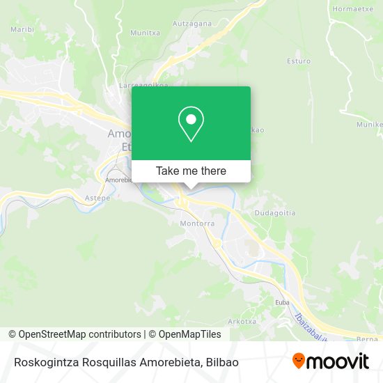 Roskogintza Rosquillas Amorebieta map