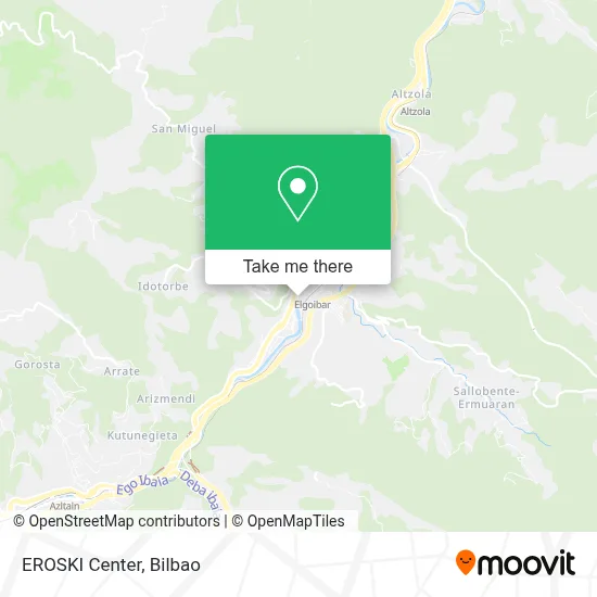 EROSKI Center map