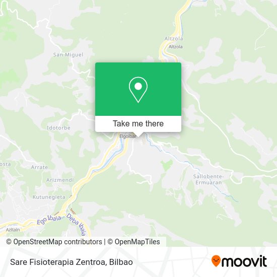 Sare Fisioterapia Zentroa map