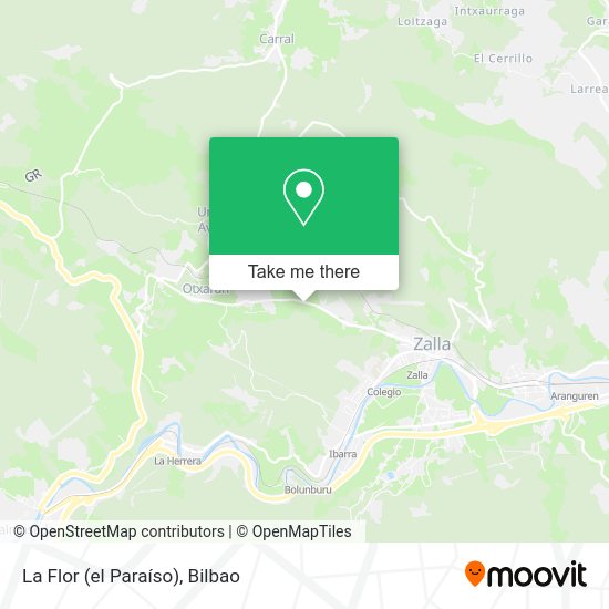 La Flor (el Paraíso) map