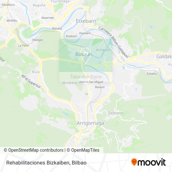 Rehabilitaciones Bizkaiben map