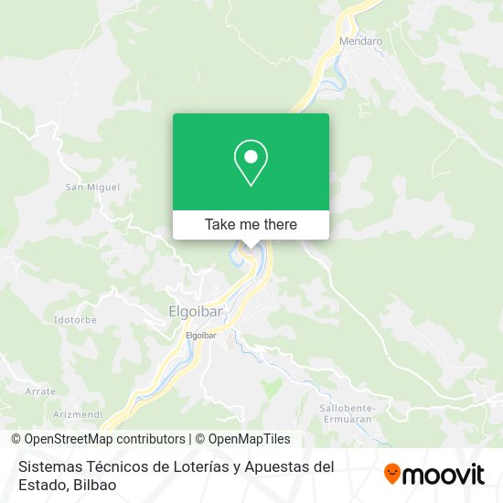 Sistemas Técnicos de Loterías y Apuestas del Estado map