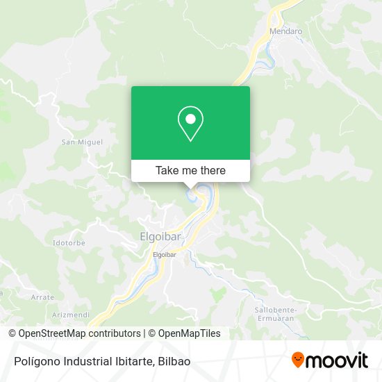 Polígono Industrial Ibitarte map