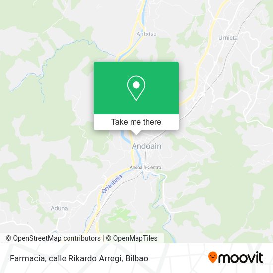 Farmacia, calle Rikardo Arregi map