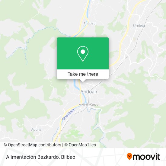Alimentación Bazkardo map