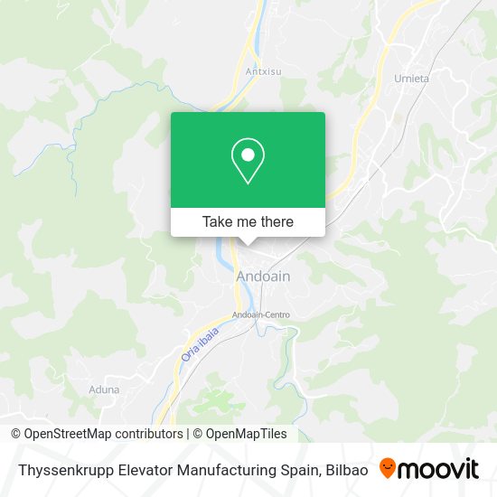 Thyssenkrupp Elevator Manufacturing Spain map