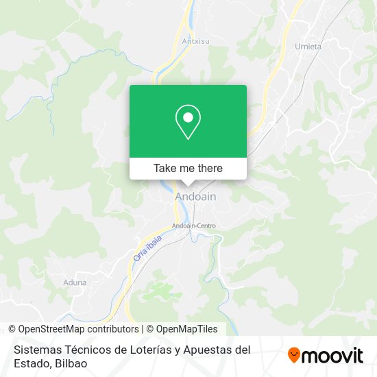 Sistemas Técnicos de Loterías y Apuestas del Estado map
