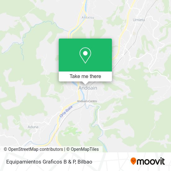 Equipamientos Graficos B & P map
