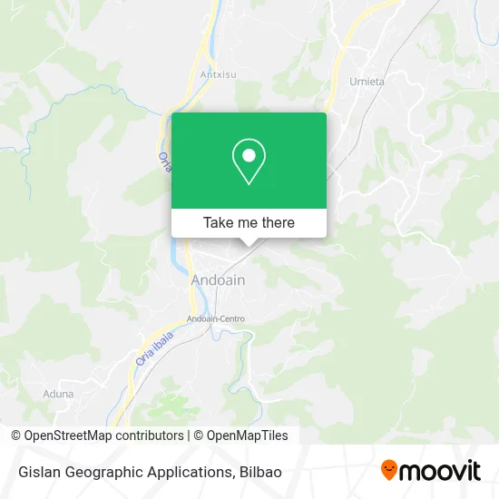 Gislan Geographic Applications map