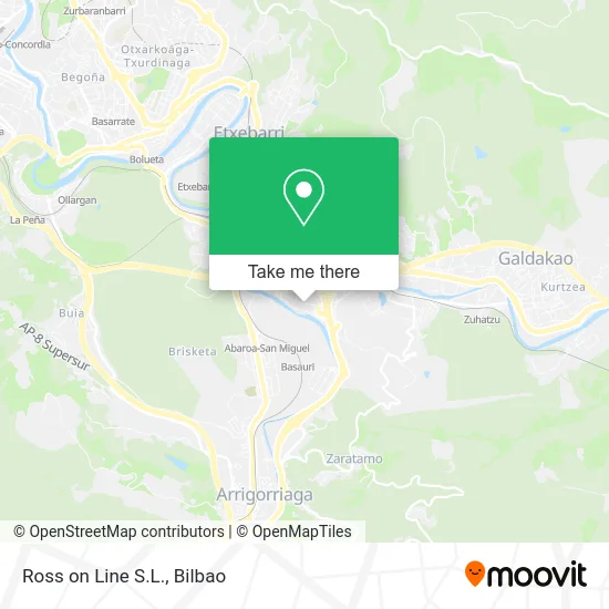 Ross on Line S.L. map