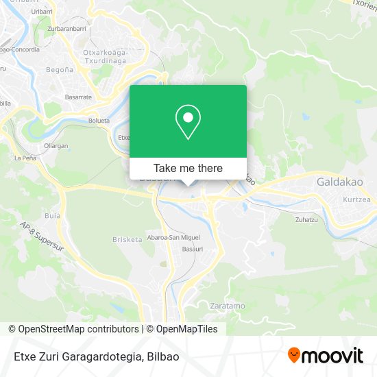Etxe Zuri Garagardotegia map
