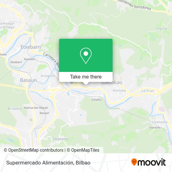 Supermercado Alimentación map