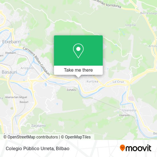 Colegio Público Urreta map