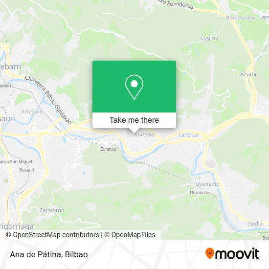 Ana de Pátina map