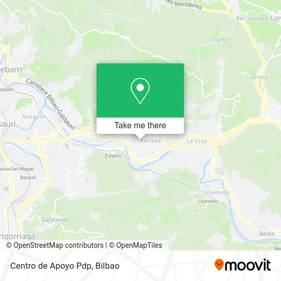 Centro de Apoyo Pdp map