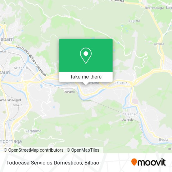 Todocasa Servicios Domésticos map