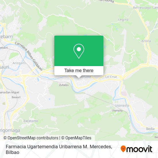 Farmacia Ugartemendia Uribarrena M. Mercedes map