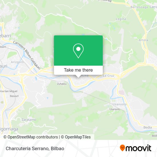 Charcutería Serrano map