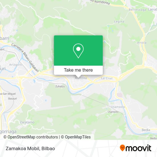 Zamakoa Mobil map