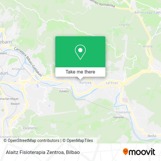 Alaitz Fisioterapia Zentroa map