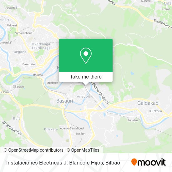 Instalaciones Electricas J. Blanco e Hijos map