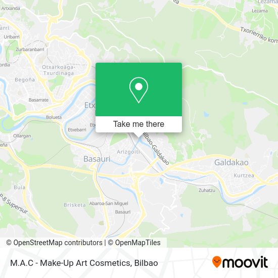 M.A.C - Make-Up Art Cosmetics map