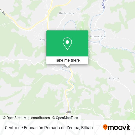 Centro de Educación Primaria de Zestoa map