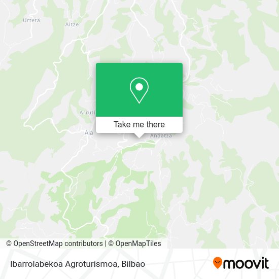 Ibarrolabekoa Agroturismoa map