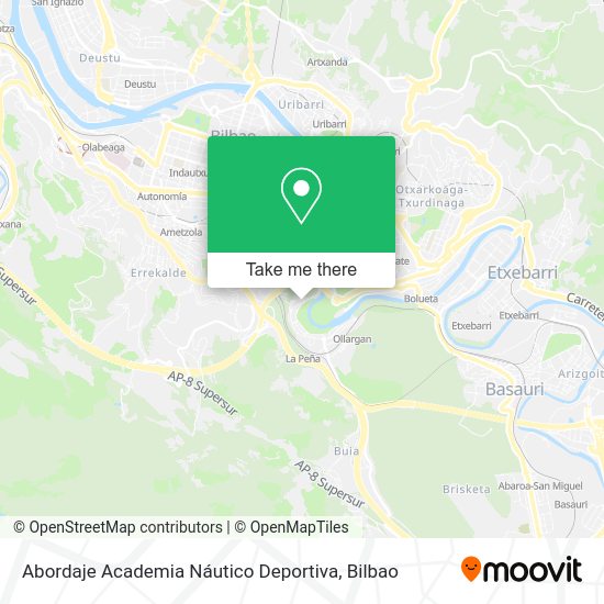 Abordaje Academia Náutico Deportiva map