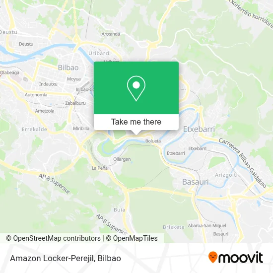 Amazon Locker-Perejil map