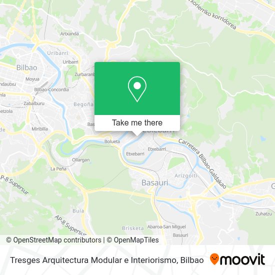 Tresges Arquitectura Modular e Interiorismo map